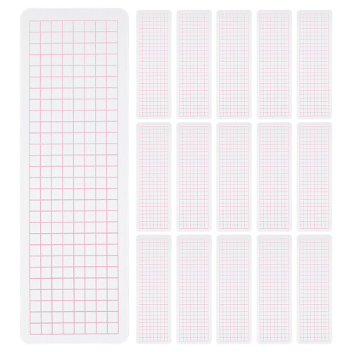 80Stk Leichte Tape Organizer Kunststoff Mit Karomuster, Pink
