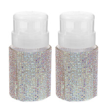 2Stk Auslaufsichere Pumpspender - Plastik Makeup Dispenser Mit