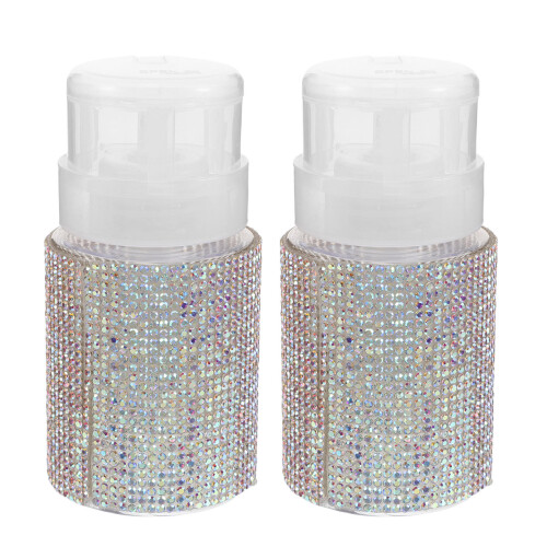 2Stk Auslaufsichere Pumpspender - Plastik Makeup Dispenser Mit