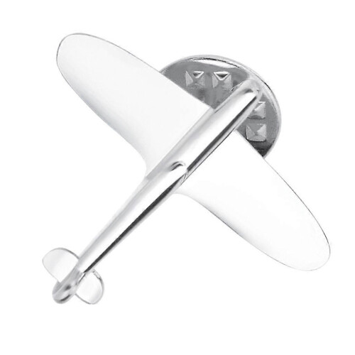 Broșă insignă pentru guler, model avion, compatibilă cu jacheta, model nou_M 1