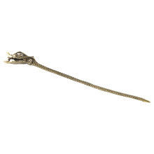 Ornate Dragon Hairpin Alloy Hair Stick for Wedding and Cosplay