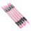 5St Pen Siliconen Acryl Roze Dubbele Tip Dotting Tool Manicure 1