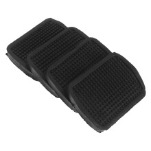 4Pcs Durable Rubber Clutch Brake Pedal Pads for Manual Trucks