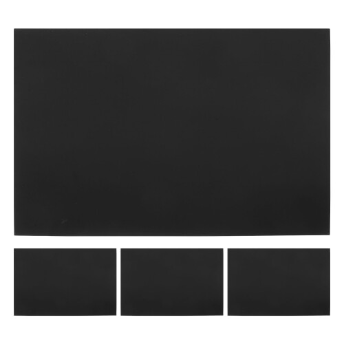 4Pcs Thin Black Aluminum Sheets for Laser Engraving and Crafting