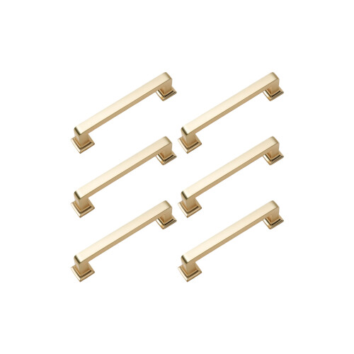 6pcs Quick Install Zinc Cupboard Pulls Simple DIY-Silver 224 2