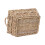 Grey Kubu Rectangular Handled Laundry Basket 5