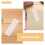 80Stk Leichte Tape Organizer Kunststoff Mit Karomuster, Pink 5