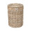 Brown Rattan Round Linen Basket 2