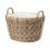 Brown Rattan Oval Handled Laundry Basket 5
