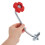 2Pcs Durable Red Stainless Steel Trailer Tongue Jack Handle Accessory 7