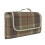 Lavender Polyester Fleece Tartan Picnic Blanket 2