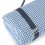 Blue and White Gingham Picnic Blanket 4