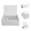 1Ensemble Porte-Monnaie Blanche Bois Plastique 4 Compartiments 6