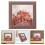 Red Crystal Tree Wood Photo Frame Ornament for Table Display 5