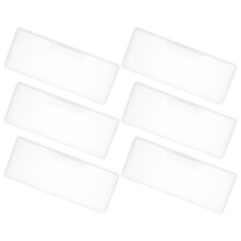 6Pcs Compact Plastic Nail Art Tools Carrying Case for Home Use