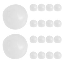 20St Wit Tpr Stressbal Met Stopper Voor DIY Sensorisch Speelgoed