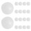 20St Wit Tpr Stressbal Met Stopper Voor DIY Sensorisch Speelgoed 1