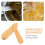 10Pièces Spatules Cosmétiques Bambou Beige Mixage 5