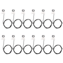 12Pcs Plastic LED Fluorescent Light Socket T8 Tube Holder Replacement