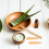 10Pièces Spatules Cosmétiques Bambou Beige Mixage 8