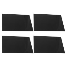 4Pcs Black Anodized Aluminum Plates for Laser Engraving and Crafts