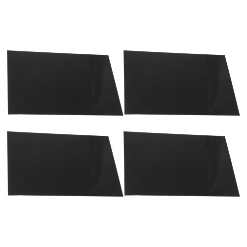 4Pièces Plaques Aluminium Noir 0,2mm Pour Gravure Laser DIY Précise