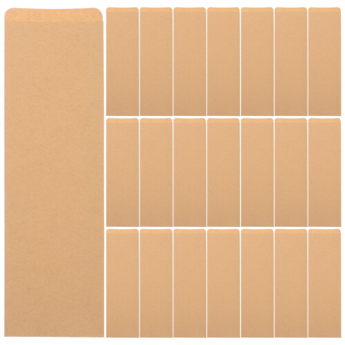 200Pièces Kraft Khaki Anti-Graisse Pour Ustensiles Bbq