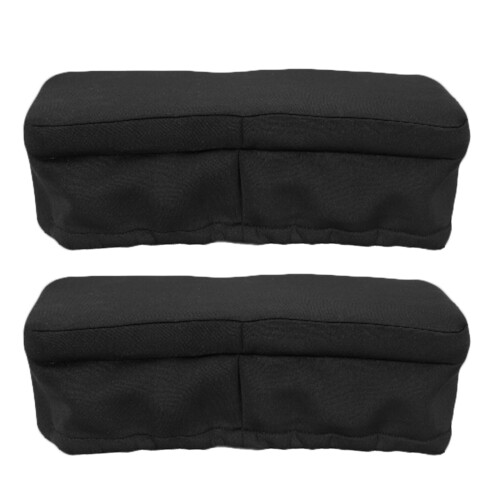 2Pièces - Scooter Genou Noir En Polyester À Mousse Mémoire