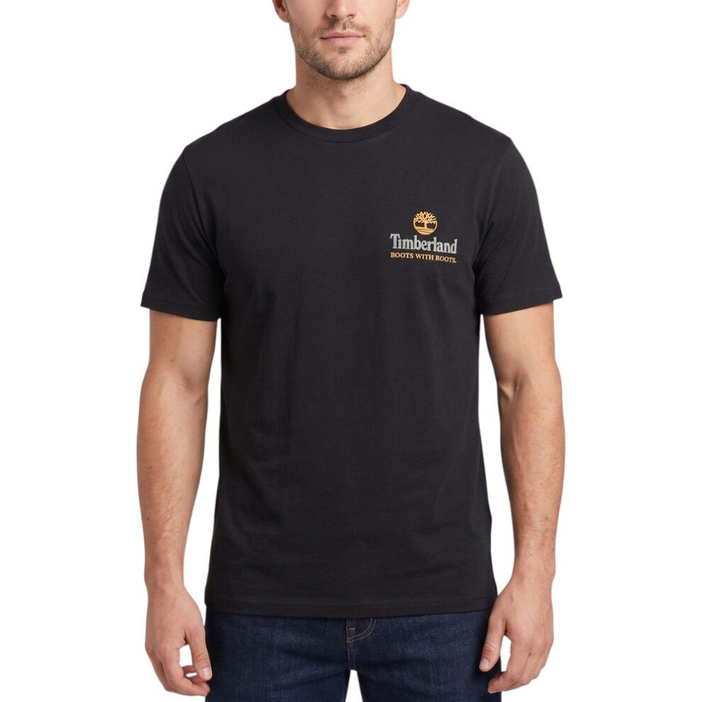 Timberland (Black, L) Mens T Shirts Casual Summer Top