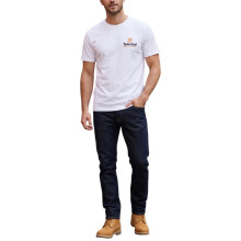 (White, 2XL) Timberland Mens T Shirts Casual Summer Top