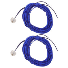 2Pcs Stainless Steel Epee Wire Flexible Wiring for Sport Fencing
