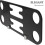 Black Acrylic Wall Hook Badminton Racket Storage Rack for Home 5