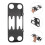 Black Acrylic Wall Hook Badminton Racket Storage Rack for Home 6