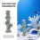 Fossile Säule Aquarium Resin Graue Römische Statue 3