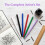6Stk Holz Dip Pen Halter Kalligrafie Comic Zeichenhalter 6