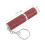 Red Metal Perfume Atomizer Bottle Rhinestone Keychain Leakproof 2