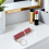 Red Metal Perfume Atomizer Bottle Rhinestone Keychain Leakproof 8