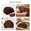 4Pcs Soft Mesh Hair Net Cap Coffee Polyester Handwoven Sleep Hair Wrap 5