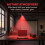 10Pcs Warm Red Pet Light Diffuser Film for Recessed Light Covers 4