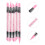 5St Pen Siliconen Acryl Roze Dubbele Tip Dotting Tool Manicure 6
