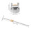 1Set Silver Spray Gun Fluid Nozzle Needle Cap Replacement Kit for Cars 2
