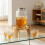 Khaki Bamboe Drinkdispenserstand Voor Glasdranken Thuis 3