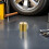 2Pcs Compact Golden Brass Ashtray Lid for Car Smokers 9