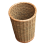 Round Hallway Umbrella Walking Stick Wicker Basket 1