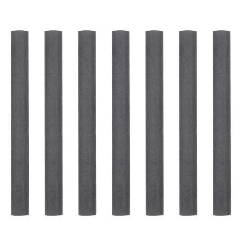 7Pcs Graphite Carbon Rod for Melting Casting Lab Use Black Conductive
