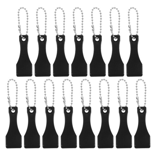 15Pcs Scratch Off Ticket Scratcher Black Plastic and Iron Ticket Tool