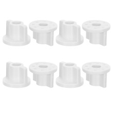 8Sets Plastic Metal Toilet Lid Fixing Nuts and Washers, Assorted Color