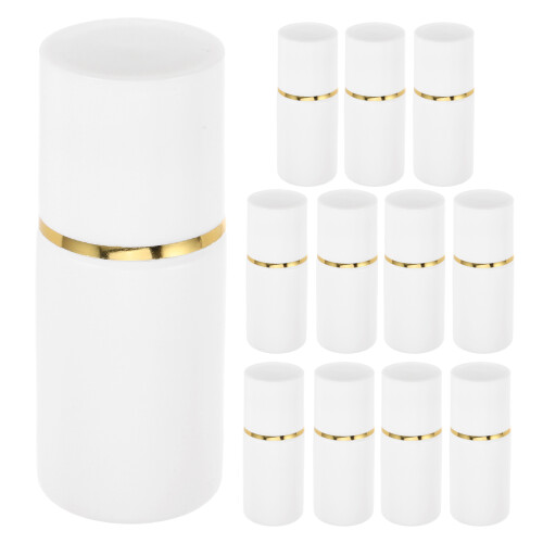 12Pcs Leakproof White Sponge Applicator Bottles for Essential Oils