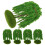 5Pcs Small Plastic Miniature Willow Trees for Model Railway Scenery 1