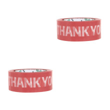 2Rolls Pink Plastic Decorative Tape with Strong Adhesive for DIY